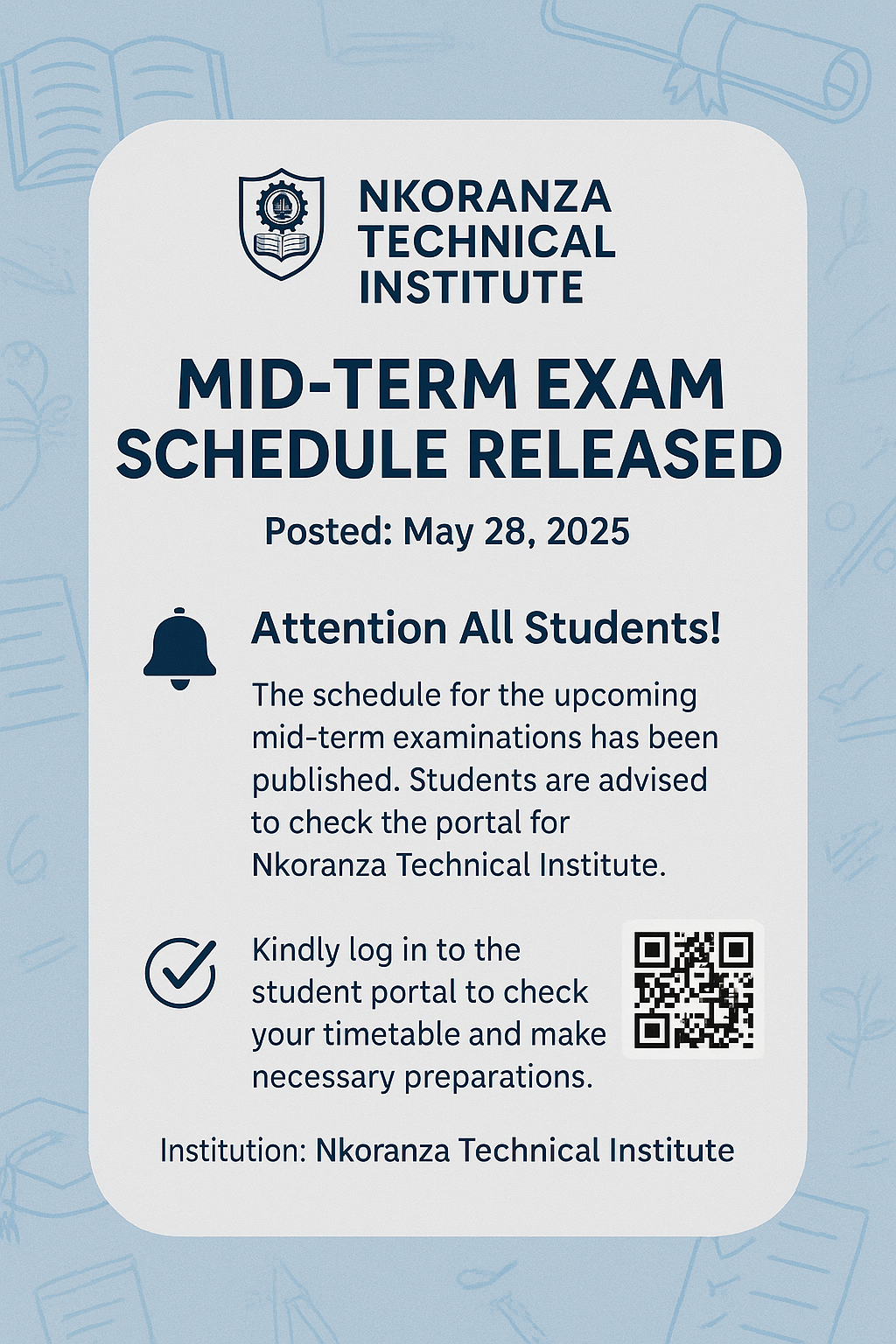 Announcement